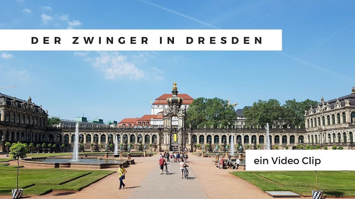 'Video thumbnail for Der Zwinger in Dresden'